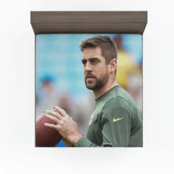 Aaron Rodgers Professional American Football Player Fitted Sheet