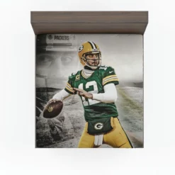 Aaron Rodgers Top Ranked NFL Player Fitted Sheet