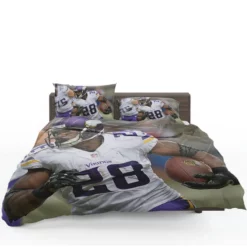 Adrian Peterson Professional American Football Player Bedding Set