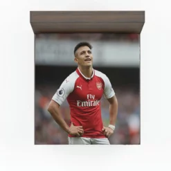 Alexis Sanchez Exciting Football Player Fitted Sheet