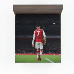 Alexis Sanchez Famous Arsenal Football Player Fitted Sheet