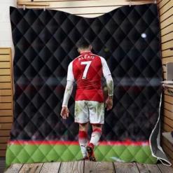 Alexis Sanchez Famous Arsenal Football Player Quilt Blanket