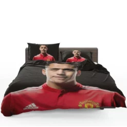 Alexis Sanchez Manchester United Forward Soccer Player Bedding Set