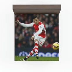 Alexis Sanchez Populer Arsenal Forward Football Player Fitted Sheet