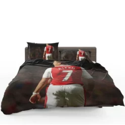 Alexis Sanchez in Arsenal Football Jersey Bedding Set