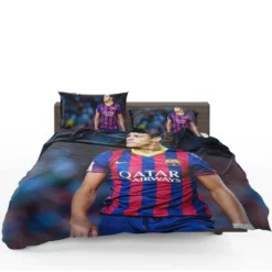 Alexis Sanchez in Barcelona Football Jersey Bedding Set