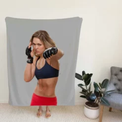 American Wrestler Ronda Rousey Fleece Blanket