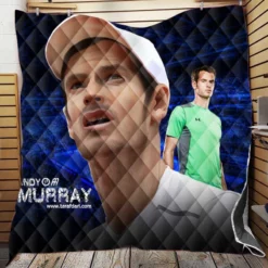 Andy Murray Top Ranked WTA Tennis Player Quilt Blanket