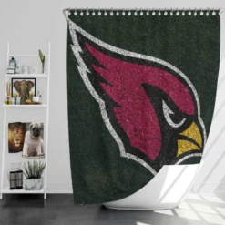Arizona Cardinals Logo NFL American Football Shower Curtain
