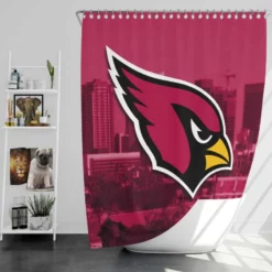 Arizona Cardinals NFL Team Logo Shower Curtain
