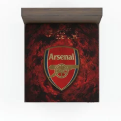 Arsenal Logo Strong Football Club Logo Fitted Sheet