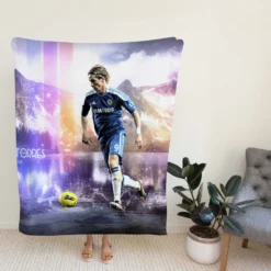 Atletico Madrid Soccer Player Fernando Torres Fleece Blanket