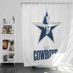 Awarded Football Club Dallas Cowboys Shower Curtain