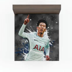 Awarded Korean Player Son Heung Min Fitted Sheet