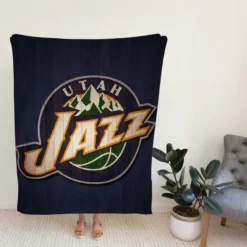 Awarded NBA Basketball Team Utah Jazz Fleece Blanket