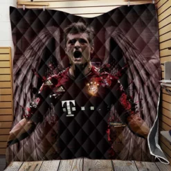 Bayern Munich Football Player Toni Kroos Quilt Blanket