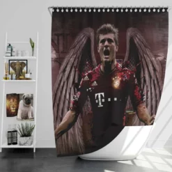 Bayern Munich Football Player Toni Kroos Shower Curtain