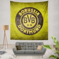 Borussia Dortmund Popular German Football Club Tapestry