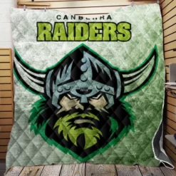 Canberra Raiders Australian Professional Rugby Club Quilt Blanket