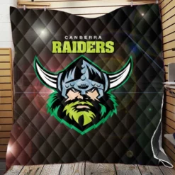 Canberra Raiders Classic NRL Rugby Football Club Quilt Blanket