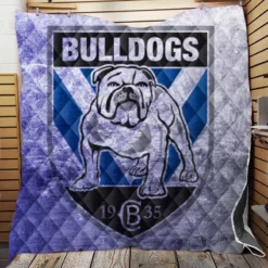 Canterbury Bankstown Bulldogs Excellent NRL Rugby Club Quilt Blanket