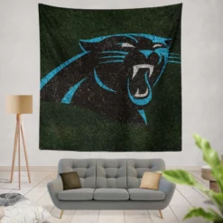 Carolina Panthers Top Ranked NFL Football Club Tapestry