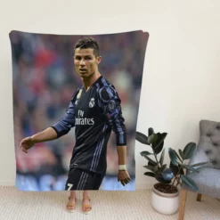 Champions League Cristiano Ronaldo Footballer Fleece Blanket