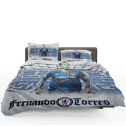 Chelsea Soccer Player Fernando Torres Bedding Set
