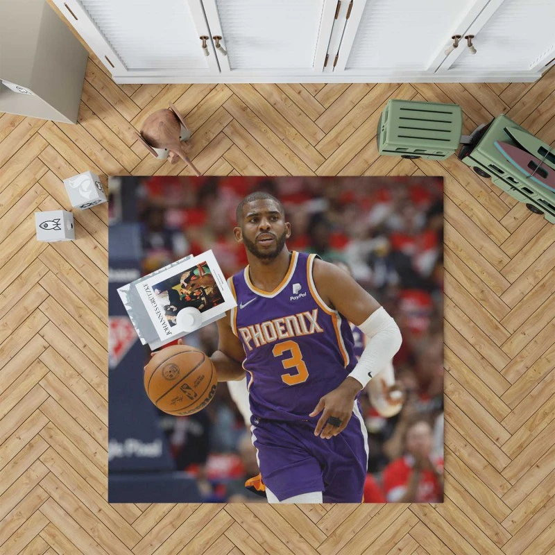 Chris Paul Phoenix Suns NBA Basketball Player Rug