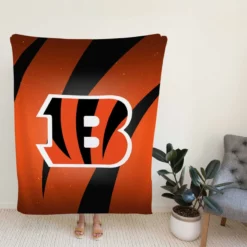Cincinnati Bengals Top Ranked NFL Football Club Fleece Blanket