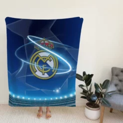 Copa De La Liga Soccer Club Real Madrid Fleece Blanket