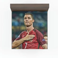 Cristiano Ronaldo 2022 World Cup Soccer Player Fitted Sheet