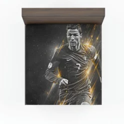 Cristiano Ronaldo Active Soccer Player Fitted Sheet