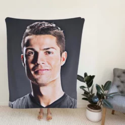 Cristiano Ronaldo Humble Football Player Fleece Blanket