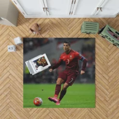 Cristiano Ronaldo Portugal Footballer Rug