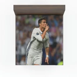 Cristiano Ronaldo Rapid Football Player Fitted Sheet