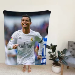 Cristiano Ronaldo Real Madrid sports Player Fleece Blanket