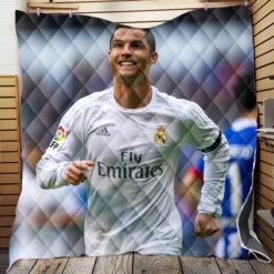Cristiano Ronaldo Real Madrid sports Player Quilt Blanket