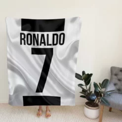 Cristiano Ronaldo dos Santos Aveiro Player Fleece Blanket