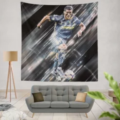 Cristiano Ronaldo dos Santos Aveiro Sports Player Tapestry