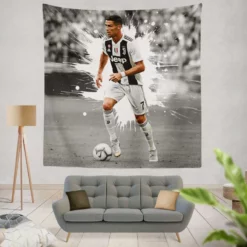 Cristiano Ronaldo gifted Juve Football Player Tapestry