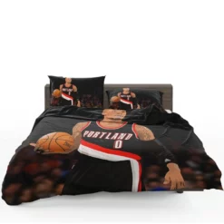 Damian Lillard Top Ranked NBA Basketball Player Bedding Set