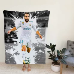 Dani Carvajal Popular Real Madrid Football Player Fleece Blanket