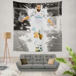 Dani Carvajal Popular Real Madrid Football Player Tapestry