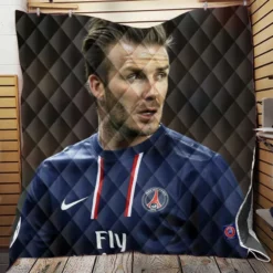 David Beckham Sensational PSG Football Player Quilt Blanket