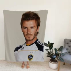 David Beckham Strong Galaxy Player Fleece Blanket
