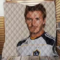 David Beckham Strong Galaxy Player Quilt Blanket