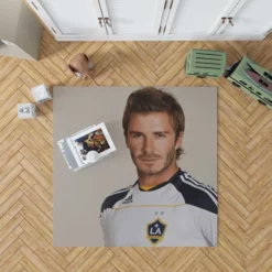David Beckham Strong Galaxy Player Rug