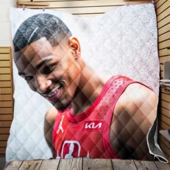 Dejounte Murray Professional NBA Basketball Player Quilt Blanket