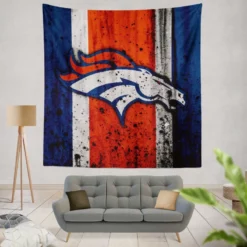 Denver Broncos Excellent NFL Team Tapestry